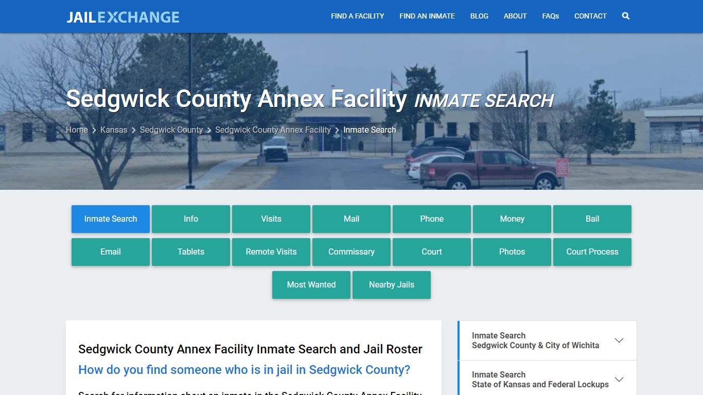 Sedgwick County Annex Facility Inmate Search - Jail Exchange